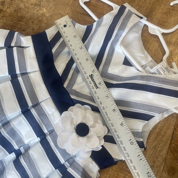 Jona Michelle Toddler Girls Special Occasion Dress Sleeveless Blue 3T Holiday - Picture 9 of 10